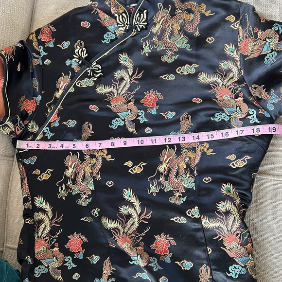 Vintage Cheongsam Midi Dress - Picture 9 of 13